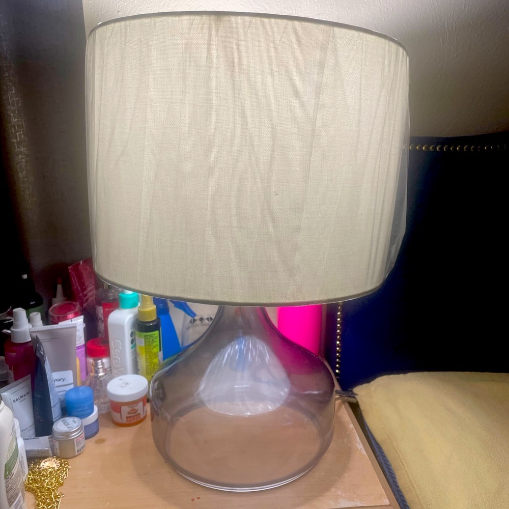 Smoke Translucent Glass Table lamp